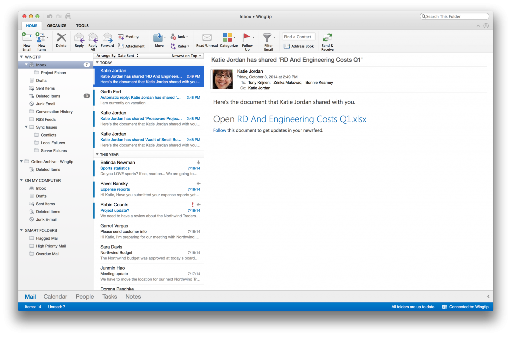 Outlook for Mac for Office 365 가 출시되었습니다. OfficeTutor 365