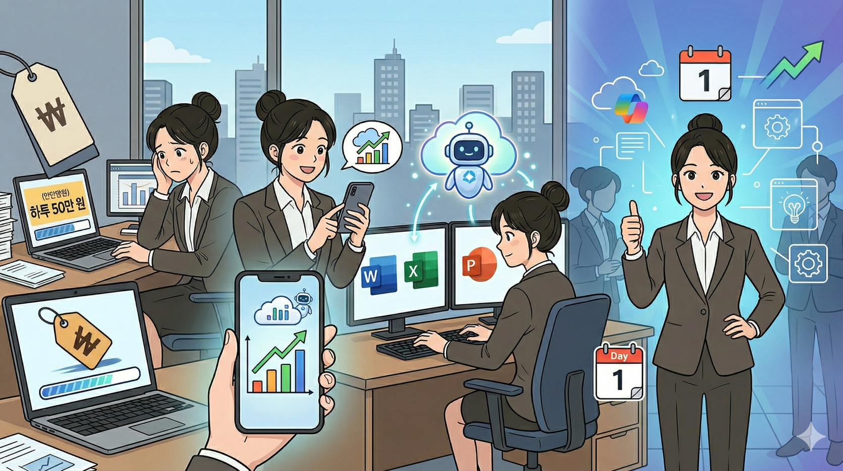 [월간 전대호] 하루 50~100만 원 고가 교육의 한계를 깨다! 월 9.9만 원으로 완성하는 M365 코파일럿 실무 마스터